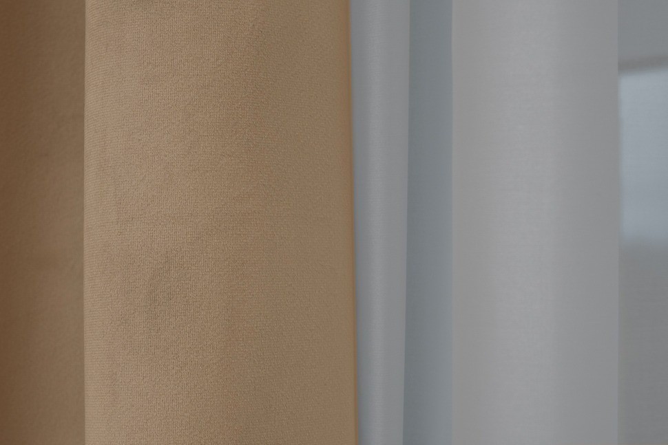 Портьера Silkу 6 бежевая димаут 275*260 (TT-00016722)