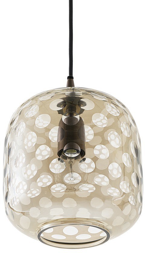 Светильник подвесной mystic aura, D20 см, коричневый (76544)