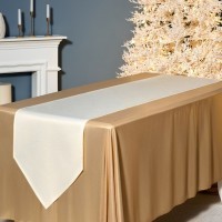 Дорожка на стол 45х150 cm  "феерия. золото", цвет: бежевый, tm lefard, полиэстер 100% (986-003-3)