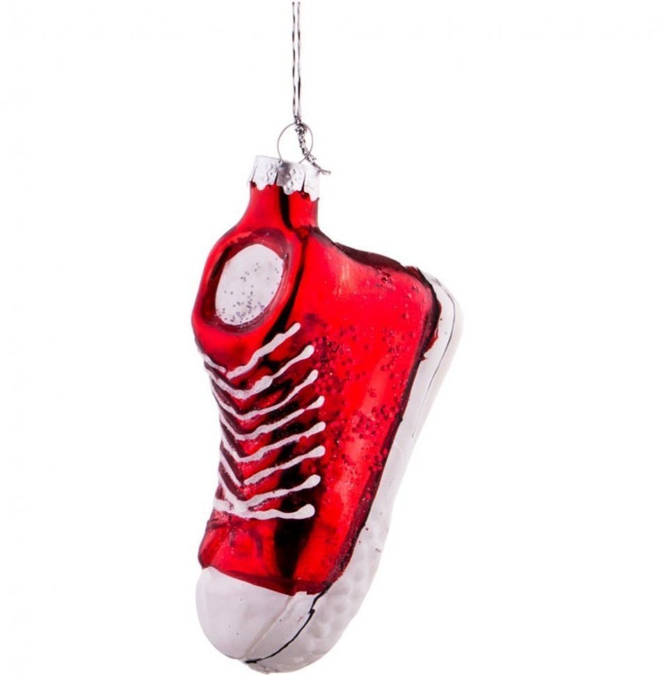 Набор из 12-ти декоративных изделий "кроссовок красный" 8,5*3,5*5 см Lefard (864-103)
