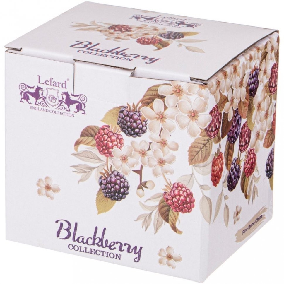 Чайник стеклянный с ситом  lefard "ежевика" 400 мл (104-860)