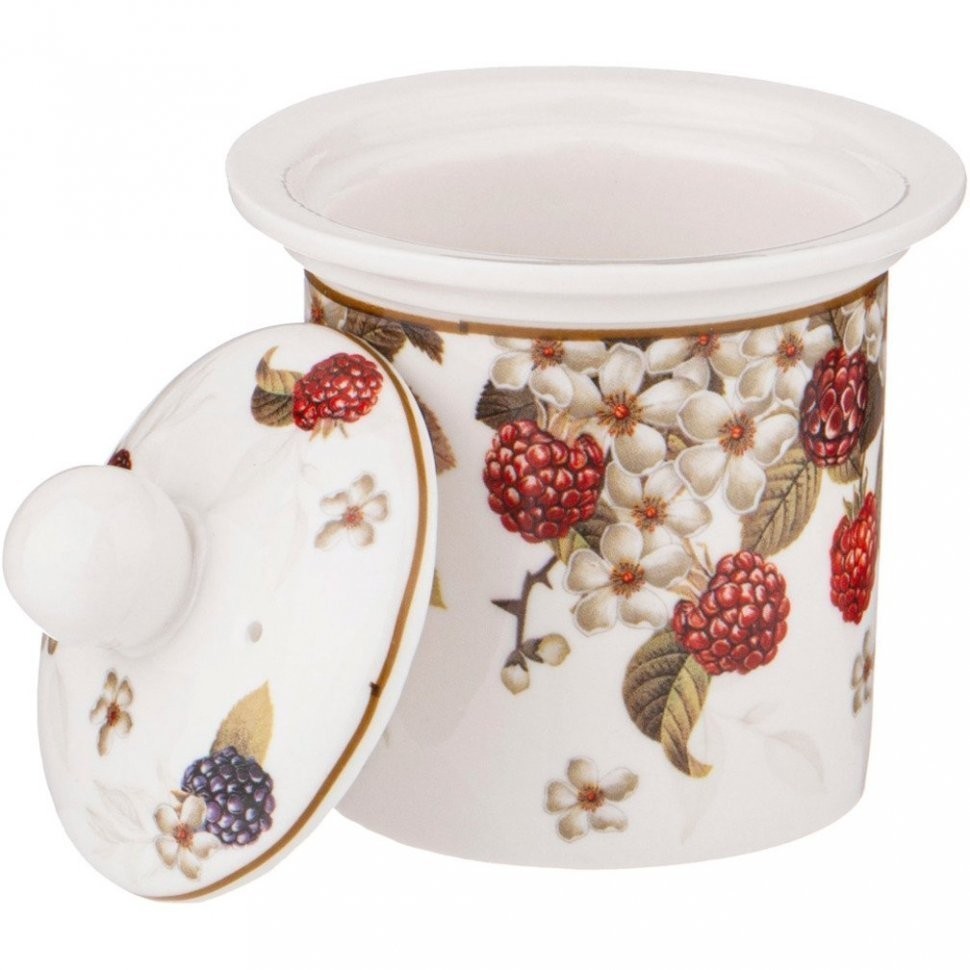 Чайник стеклянный с ситом  lefard "ежевика" 400 мл (104-860)