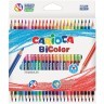 Карандаши цветные трехгранные двусторонние Carioca BiСolor 48 цветов 24 шт 43031/181704 (66509)