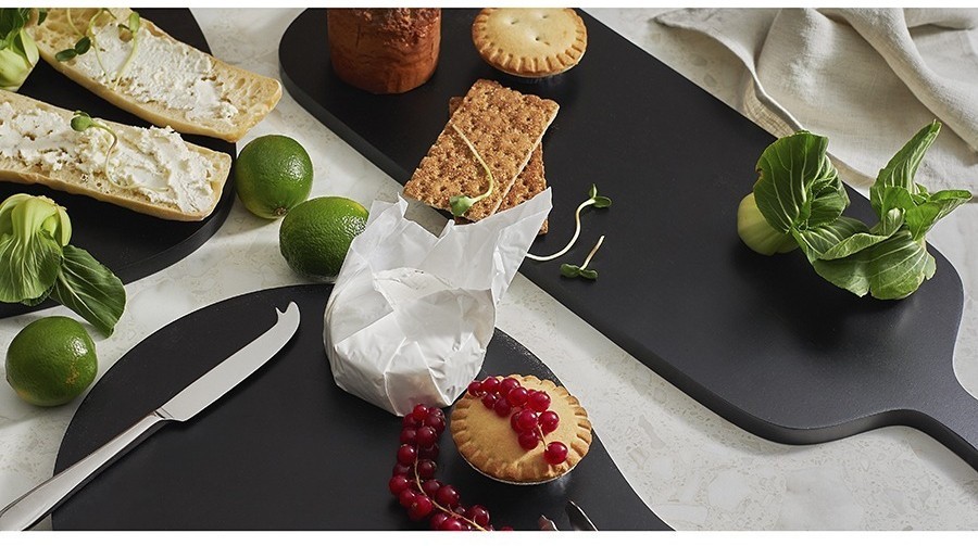 Доска сервировочная rubris, 20х60 см, черная (77057)