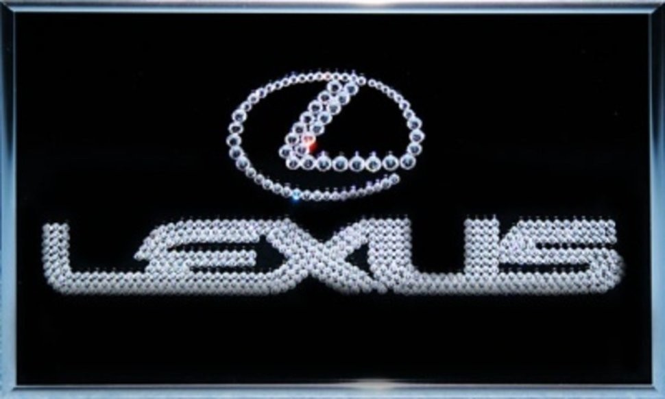 Картина Лексус с кристаллами Swarovski (1451)