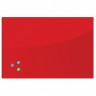 Доска магнитно-маркерная стеклянная 40х60 см 3 магнита красная Brauberg 236746 (89638)
