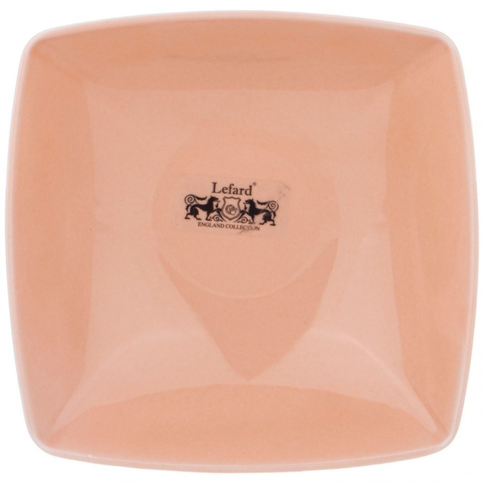 Салатник квадратный lefard tint 600мл (розовый) (48-941)