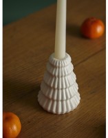 Подсвечник nordic mood белого цвета из коллекции new year essential, 11,5 см (78343)