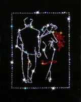 Картина Свидание с кристаллами Swarovski (1271)