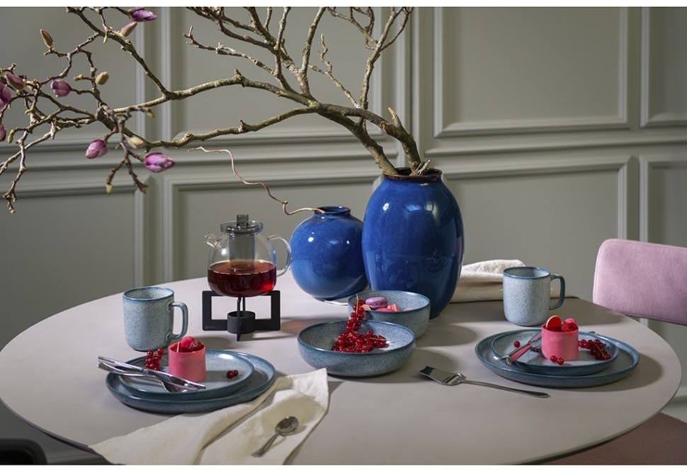 Ваза nature, 18 см, темно-синяя (74301)