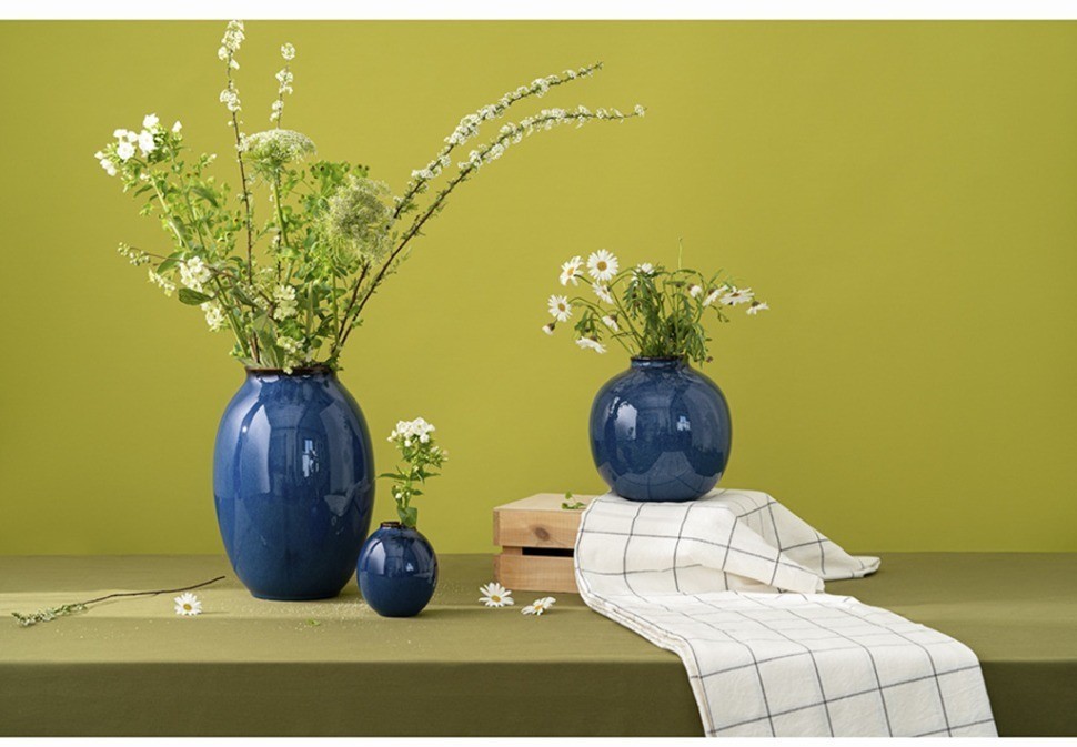 Ваза nature, 18 см, темно-синяя (74301)