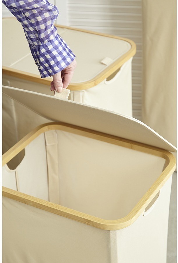 Корзина для белья neat tall, 41х35х74 см, молочная (77870)