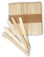 Набор из 100 маленьких палочек для мороженого 7,2 х 0,8 см (68855)