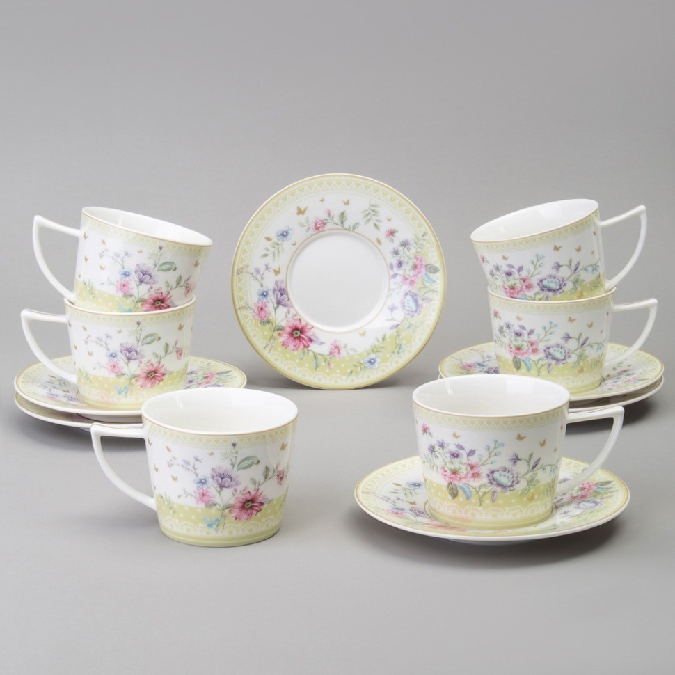 Чайный набор lefard "blossom" на 6 пер. 12 пр. 250 мл (165-591)