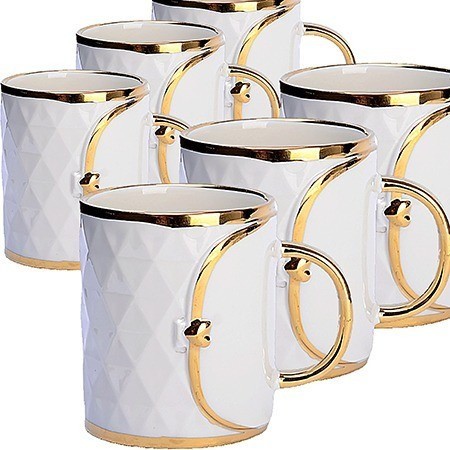 Набор кружек 6 шт 400 мл LORAINE (12111)