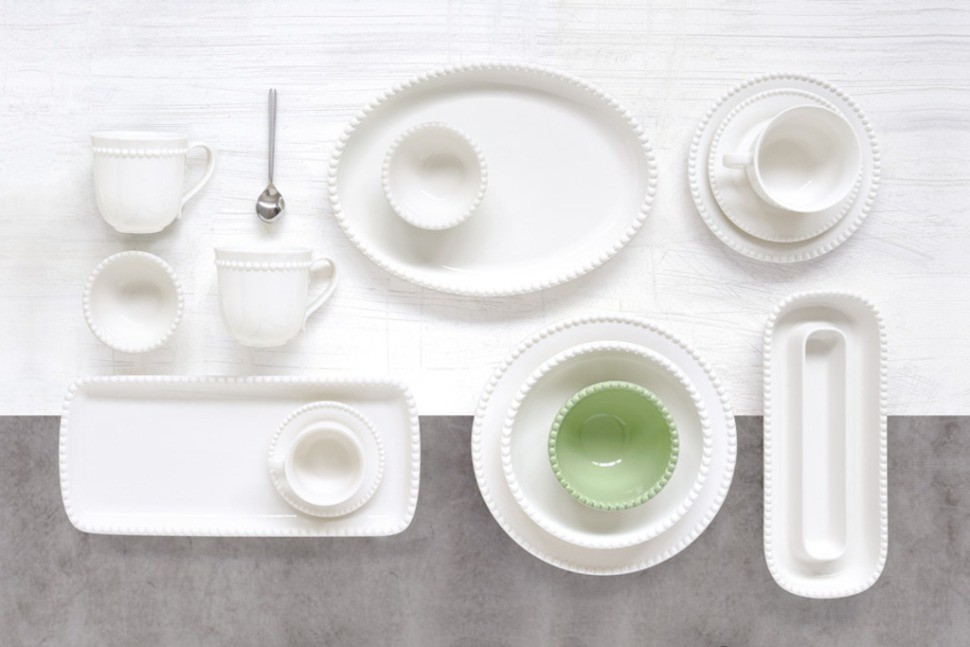 Тарелка суповая Tiffany, белая, 20 см, 0,75 л - EL-R2701/TIFW Easy Life