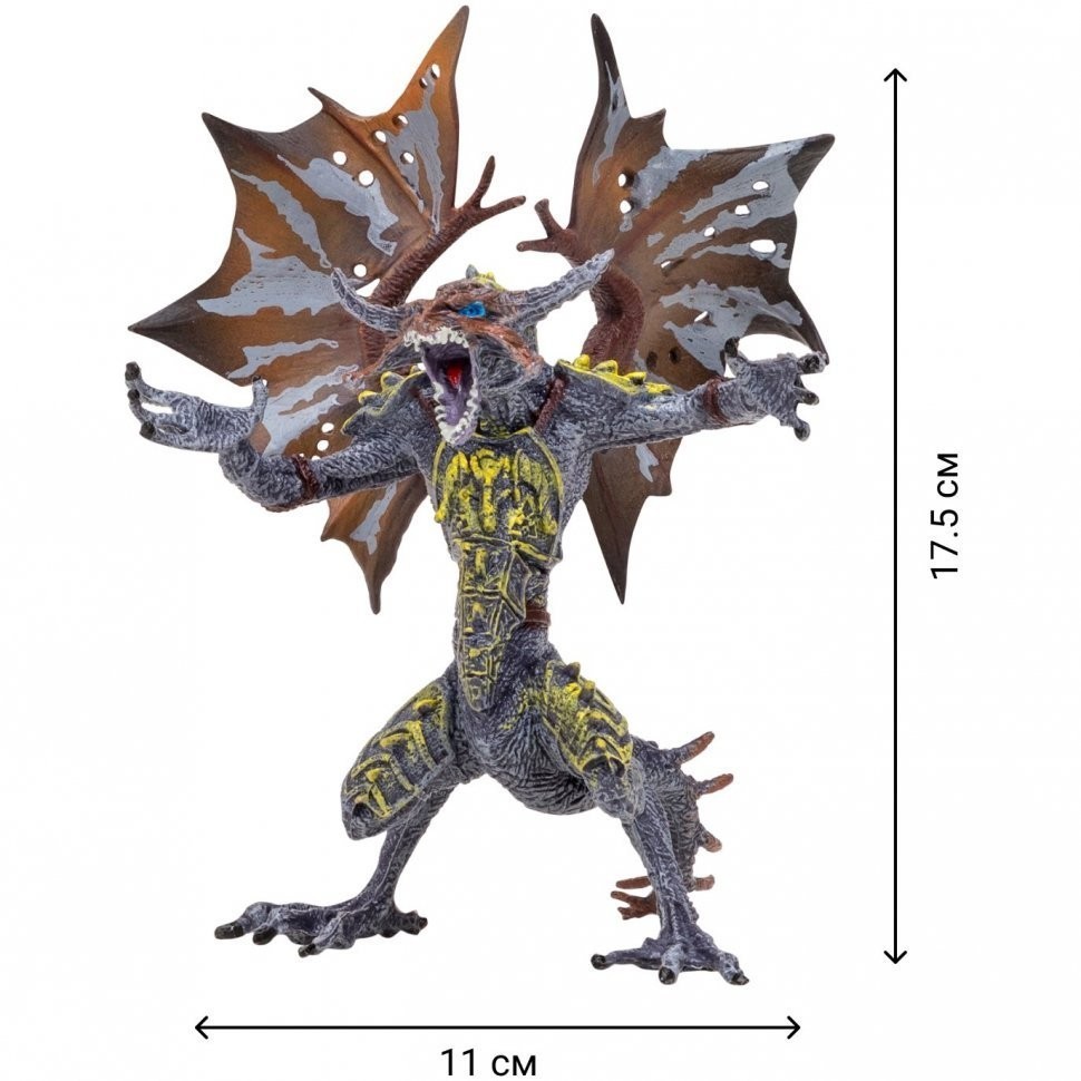 Драконы и динозавры для детей серии "Мир драконов" (6 драконов игрушек, 2 аксессуара в наборе с фигурками) (MM207-005)