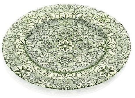IVV Блюдо плоское малое Arabesque зеленое 7404.5