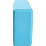 Блок для йоги YB-200 EVA, синий пастель (1007327)