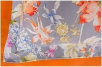 Кпб 2-х сп &quot;пастораль&quot;,х\б 100%,оранжевый+серый под 175*215 -1шт., пр 240*240 -1шт., нав 70*50*5-2шт SANTALINO (985-210)