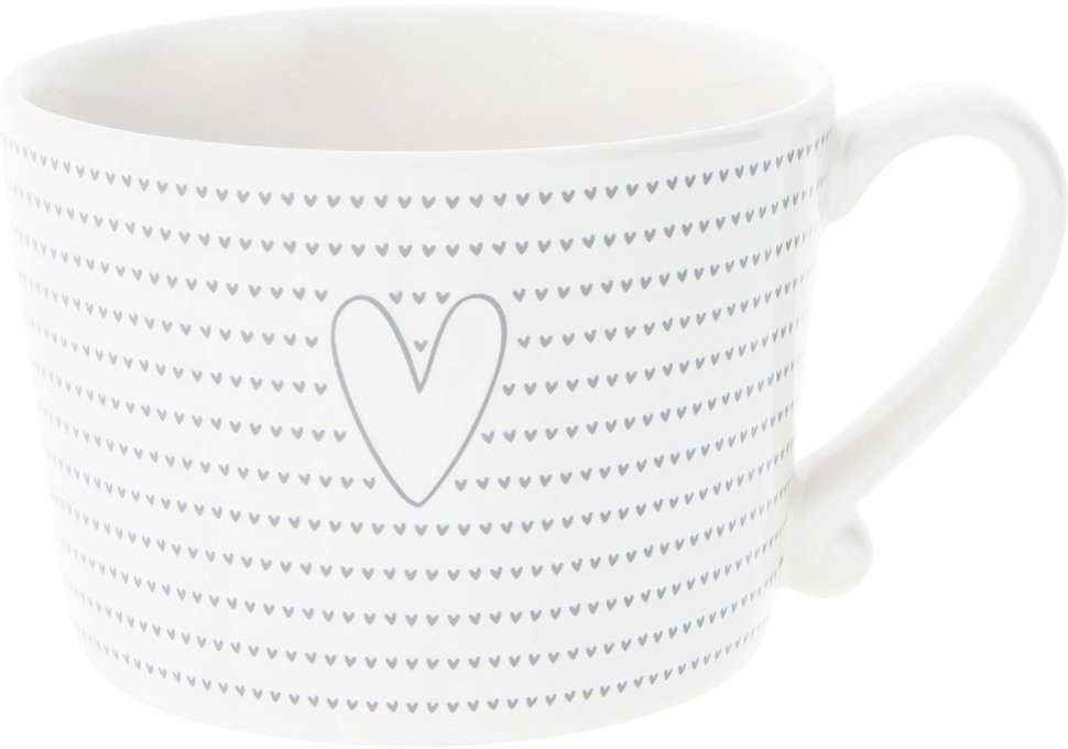 Bastion Collections Кружка White Little Big Нearts Grey RJ/CUP 016 GR