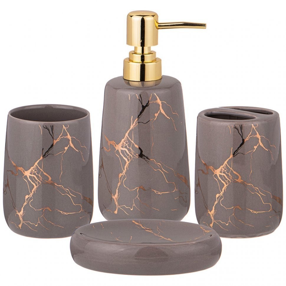 Набор для ванной комнаты "fantasy" 4 пр. 400 мл Lefard (755-234)