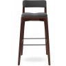 Стул барный aska, рогожка, орех/мокрый асфальт (77804)