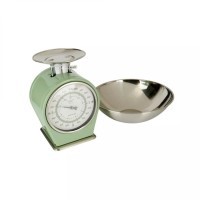 Kitchen Craft Весы кухонные металлические Living Nostalgia green LNSCALEGRN