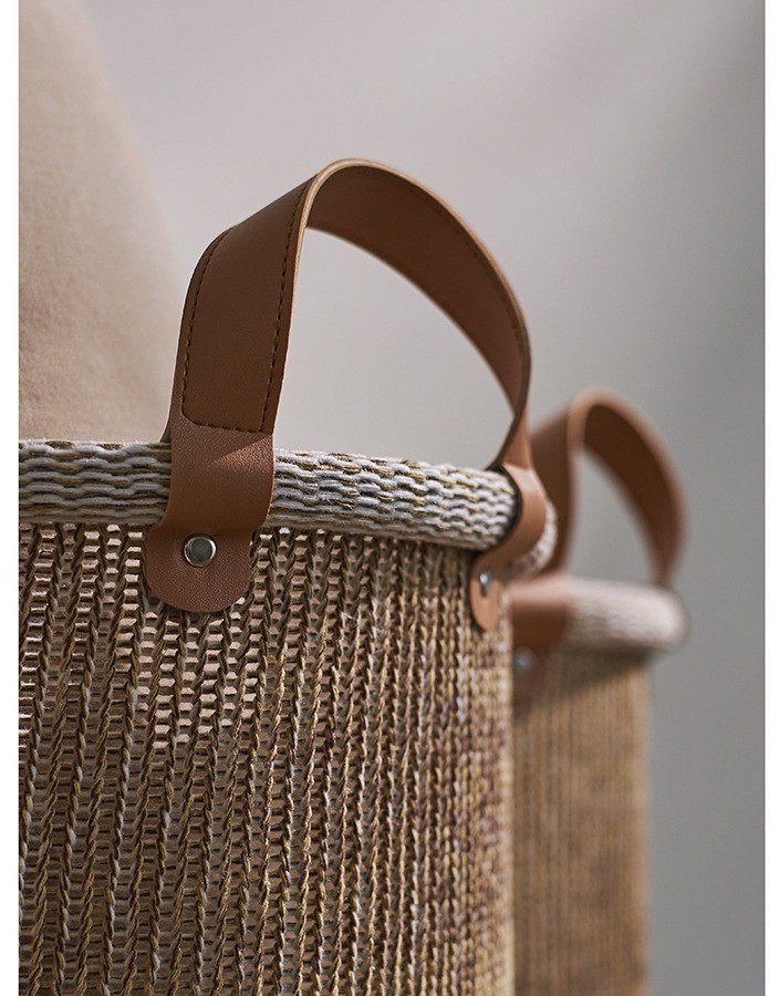 Корзина для хранения sustainable collection, D32х28 см, бежевая (77677)