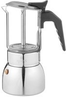 Кофеварка гейзерная &quot;verre&quot;, 200 мл на 4 чашки, жаростойкое боросиликатное стекло Agness (944-013)