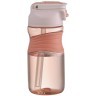 Бутылка для воды slow sip, 450 мл, розовая (74672)