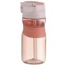 Бутылка для воды slow sip, 450 мл, розовая (74672)