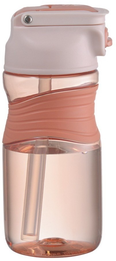 Бутылка для воды slow sip, 450 мл, розовая (74672)