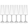 Набор бокалов для шампанского из 6 штук "xtra" 210 мл высота 26,6 см Crystalex (674-753)
