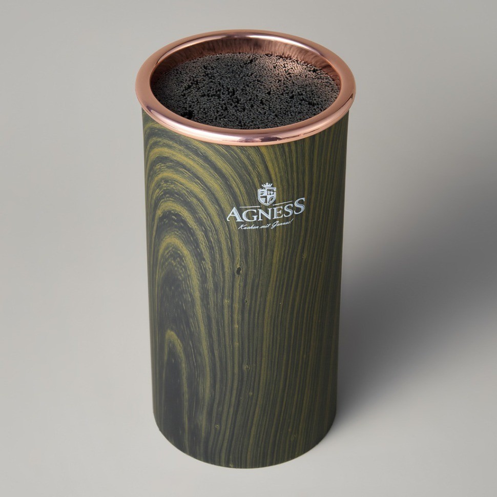 Набор ножей agness на подставке, 6 предметов (911-657)