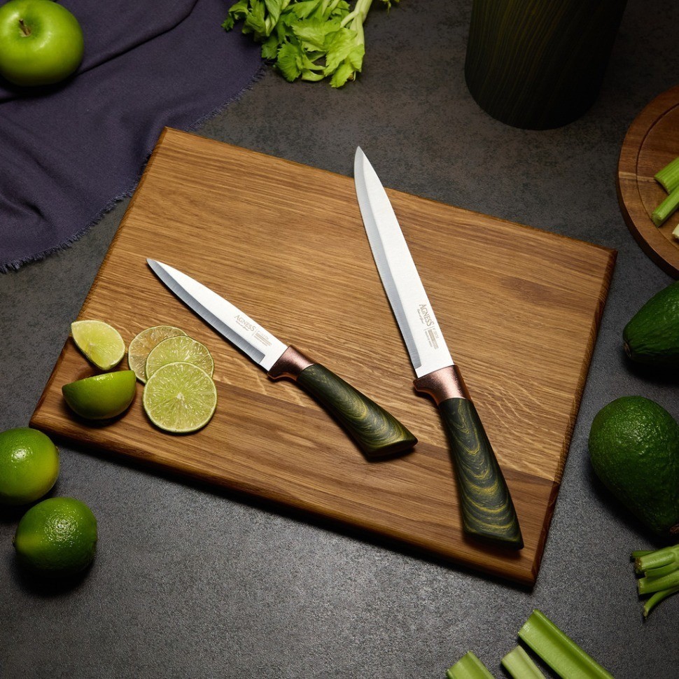 Набор ножей agness на подставке, 6 предметов (911-657)