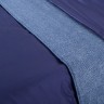 Плед из шерсти мериноса синего цвета из коллекции essential, 130х180 см (66668)