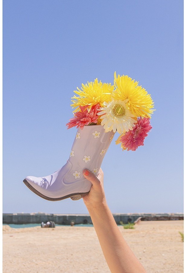 Ваза для цветов rodeo, 22,5 см, лиловая (77308)