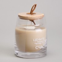 Свеча в баночке &quot;nature&quot; gingerbread man 8,5*10 см мал.= 6шт. Lefard (605-113)