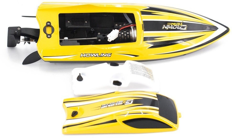 Радиоуправляемый катер Chasing Waves с сумкой (41 см, 35 км/ч) (HJ818-YELLOW-BAG)