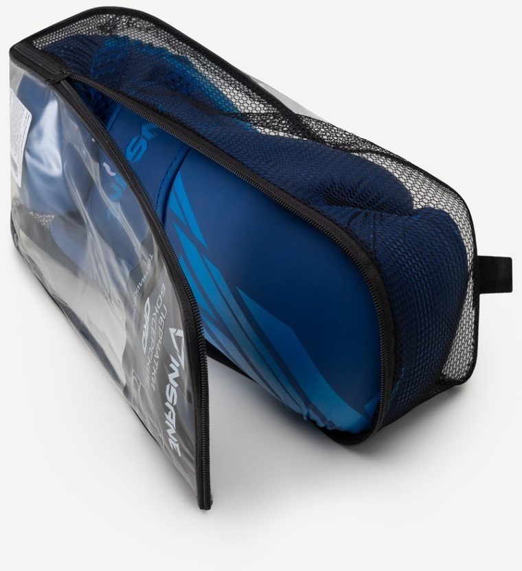 Перчатки боксерские INSANE ORO, ПУ, синий, 8 oz (2108355)