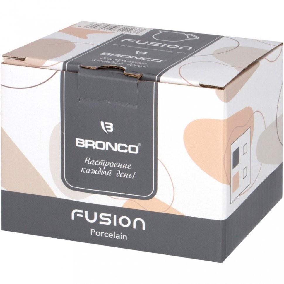 Молочник bronco "fusion" 250 мл серый (263-1211)