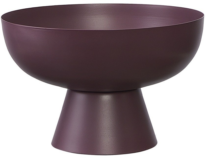 Блюдо на ножке vivlend, D21 см, сливовое (76221)