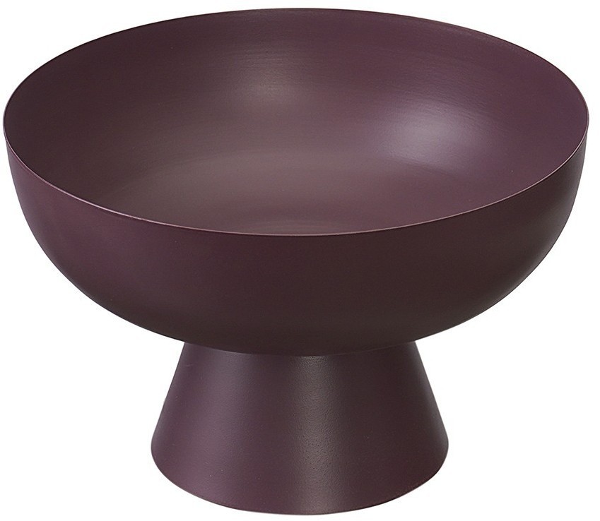 Блюдо на ножке vivlend, D21 см, сливовое (76221)