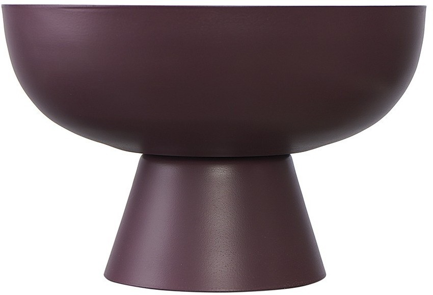 Блюдо на ножке vivlend, D21 см, сливовое (76221)