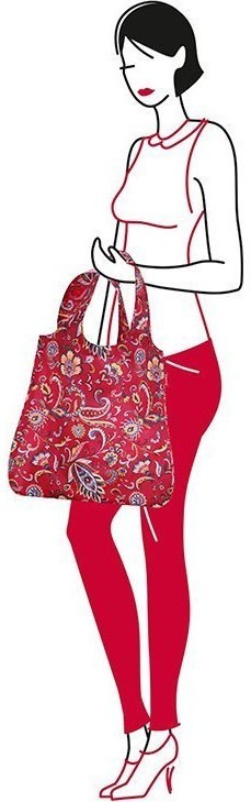 Сумка складная mini maxi shopper paisley ruby (64000)