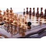 Шахматы + нарды резные с Араратом 30 с ручкой, Haleyan (28268)