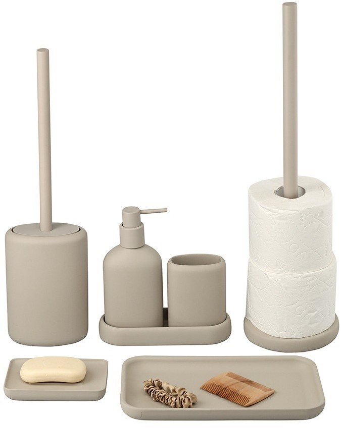 Диспенсер для жидкого мыла slim, светло-серый (78867)