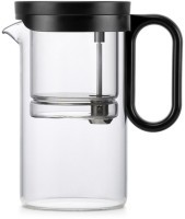 Чайный инфузер P002A-500, Боросиликатное стекло, металл, clear/black, SAMADOYO