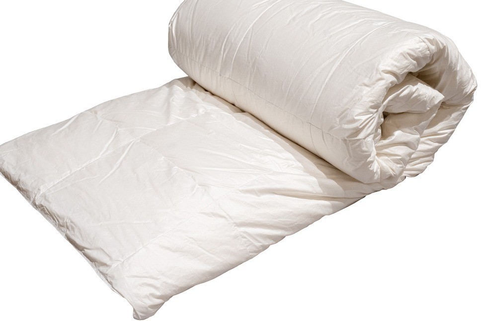 Одеяло Орион 140*205  экстра, 100% пух сибирского гуся белый (TT-00013001)